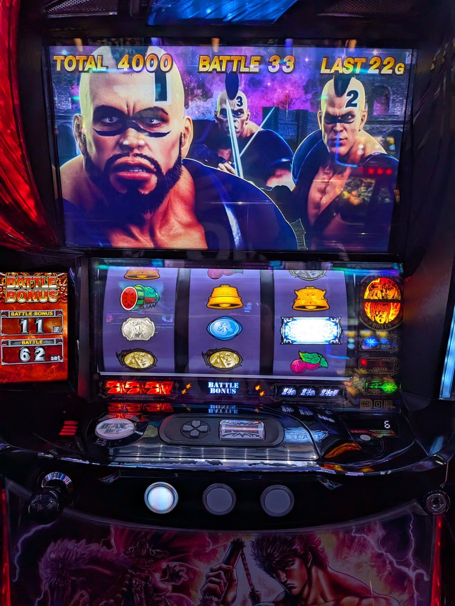 スロット メダル4000枚 4000枚通過😡