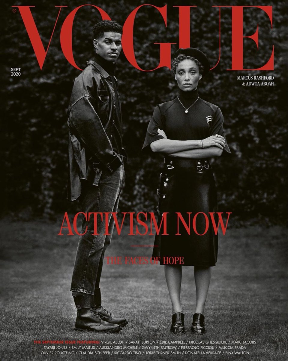 I doubt there will ever be a Vogue cover like this again. 

A fantastic team of brave folks made this possible.

I am deeply proud of this, still it's crazy that it took 104 years for a black man to shoot the British Vogue cover.

This one picture changed my life forever.