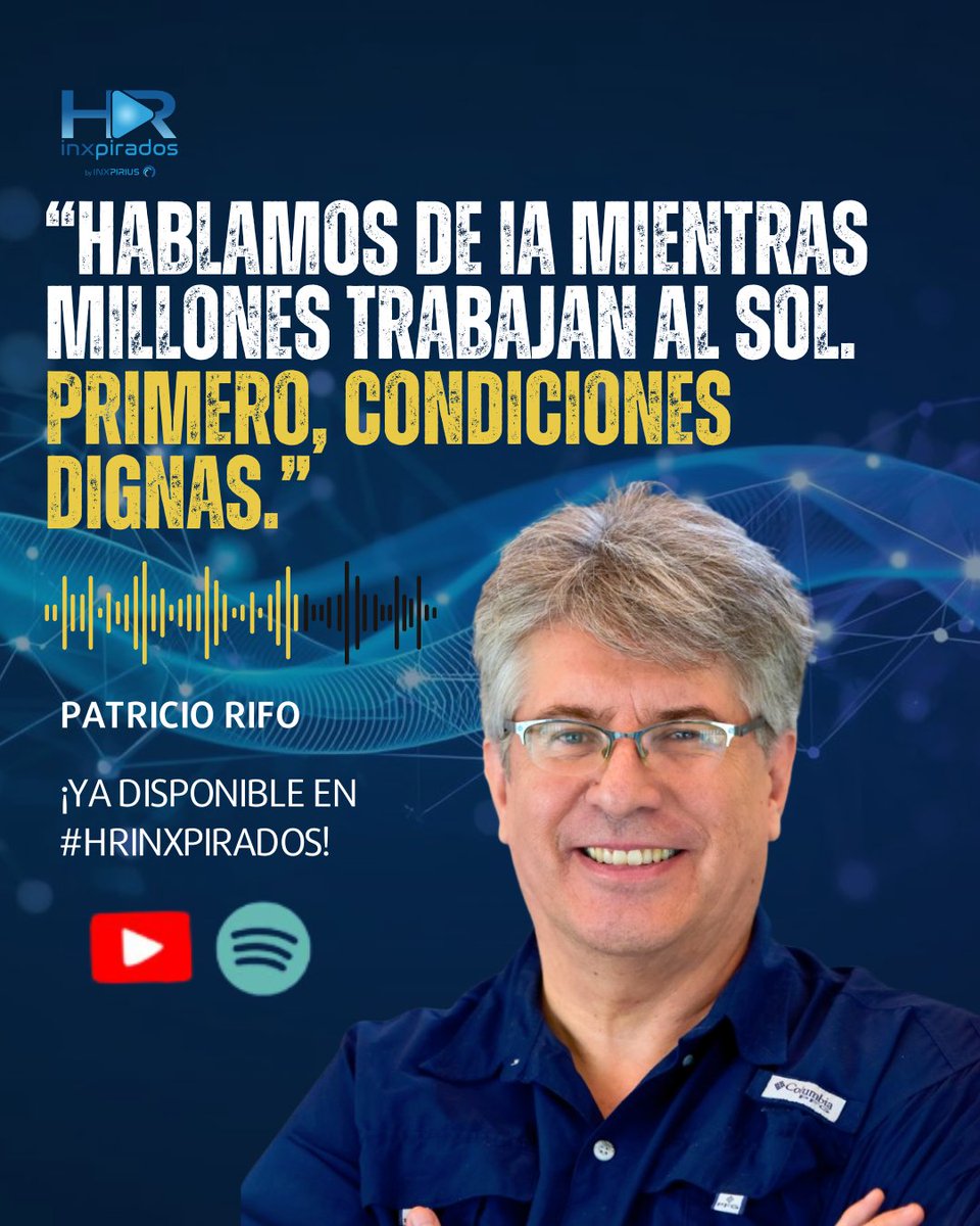 Nuevo #HRInxpirados 👉¿De qué sirve hablar de bienestar, propósito o #IA
si el #trabajo no permite vivir con dignidad?

La gran incoherencia del discurso laboral actual.

🎙️ Episodio completo en:
- YouTube: buff.ly/jx2WIgw
- Spotify: buff.ly/8LnuPaC

#RRHH