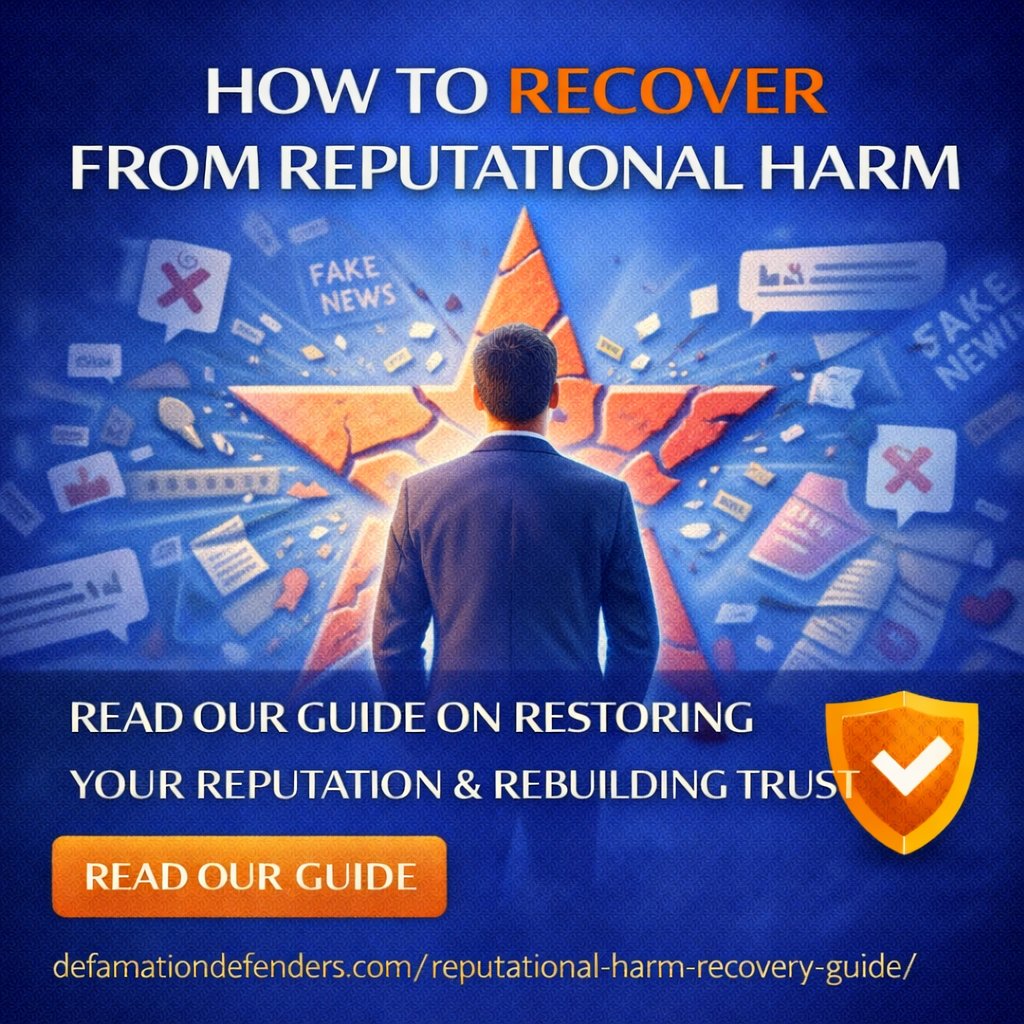 defamationdefen's tweet photo. Reputational harm doesn’t have to be permanent. 🛡️

Learn how to recover, rebuild trust, and regain control of your online presence.

Read the full recovery guide ➜ https://t.co/VpfYMr1m05

Your reputation is worth protecting. https://t.co/M1C05PhhBj