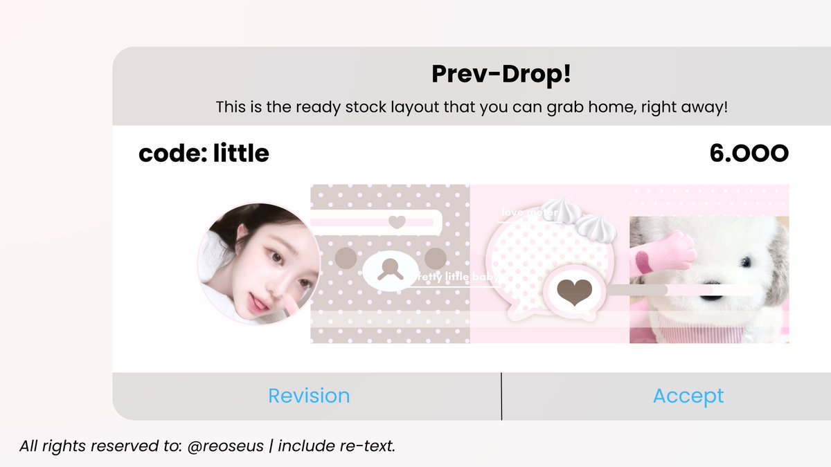 reoseus's tweet image. help repost, timaaci! ♥︎ #zonauang 

aku punya 4 ready stock layout imut, with muse: wonhee, stella, dan ian! 🧸🍦 pick 'em up by text thru my dm! :3