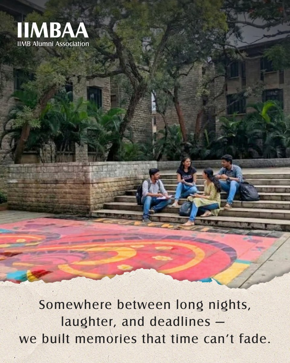 IIMB Alumni Association tweet media