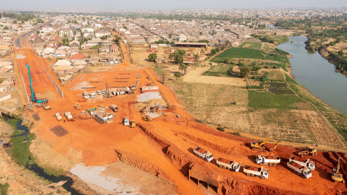 CCECCKADUNA's tweet photo. Update on construction of Kabala Costain to Aliyu Makama road Barnawa.

Item of work: Extension of the bridge has commenced. https://t.co/RpugTpILq5