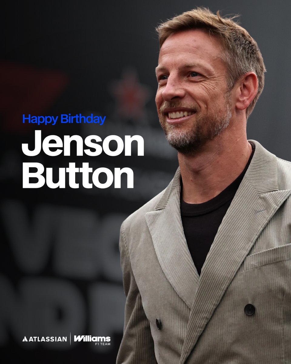 WilliamsF1's tweet image. Happy Birthday @JensonButton 🎂💙