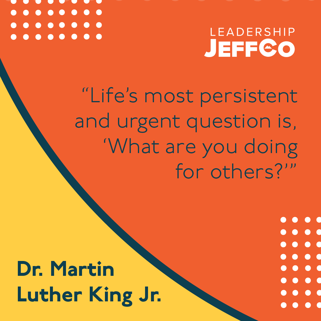 LeadershipJeff1's tweet photo. “Life’s most persistent and urgent question is, ‘What are you doing for others?’” — Dr. Martin Luther King Jr. ✨ https://t.co/rEHrk1YpFf