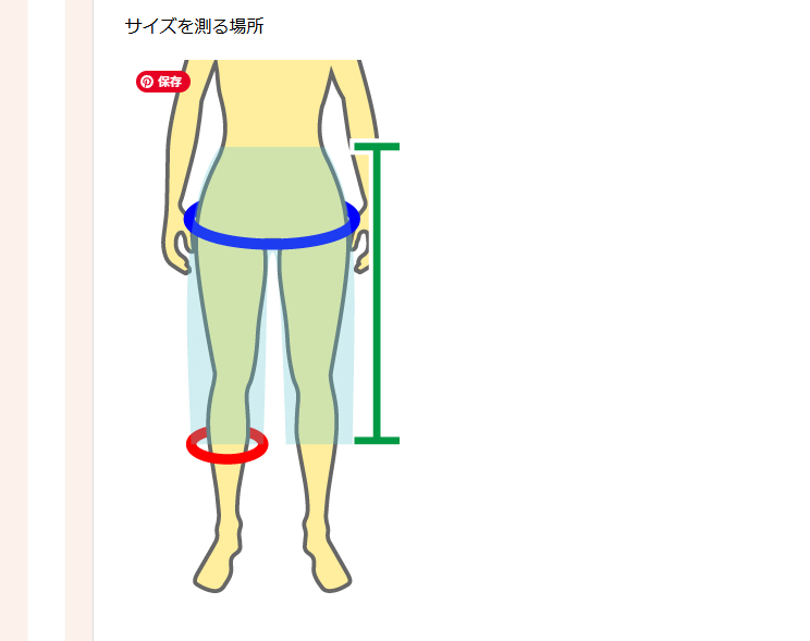 「細身のゴムパンツも文字化けを修正しました おしりと、作りたいズボンの丈とすそを入」|服の作り方と型紙うさこの洋裁工房のイラスト