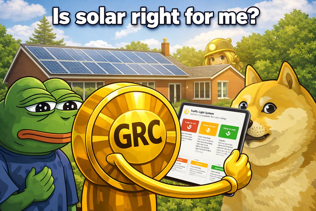 CommunityGRC's tweet photo. Is solar actually right for everyone?
Not sales claims — just a simple reality check. ☀️

Check out this free solar Truth Calculator.  Test it here 👉 https://t.co/HZBBEyhZSJ 

#SolarPanels #SolarEnergy #HomeEnergy #EnergySavings #SolarReality https://t.co/U6ewcfD0bl