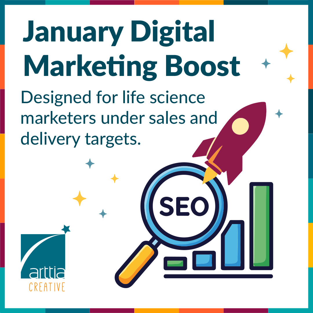 arttia's tweet photo. Healthcare and life science marketers. Our January Marketing Boost gives you a complimentary review and a one-page plan so you can focus spend where it performs.

https://t.co/FDdRxtvmbF https://t.co/OJ91uOILrF
