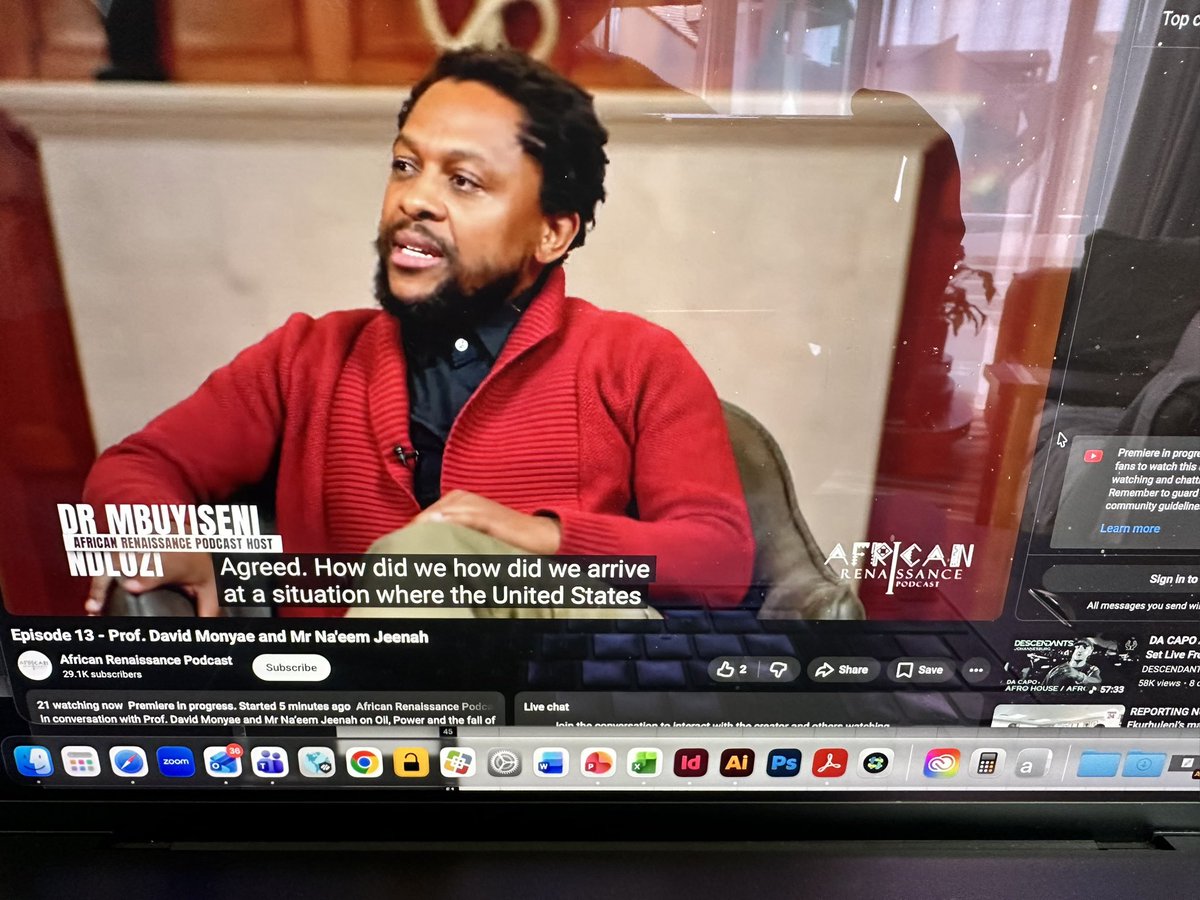Excited about today’s topic on #AfricanRenaissancePodcast
“How did we arrive at a situation where the USA is able to do what it did in Venezuela?”

Catch it now on episode 13 🎙️
African Renaissance Podcast 

youtube.com/@african_renai…