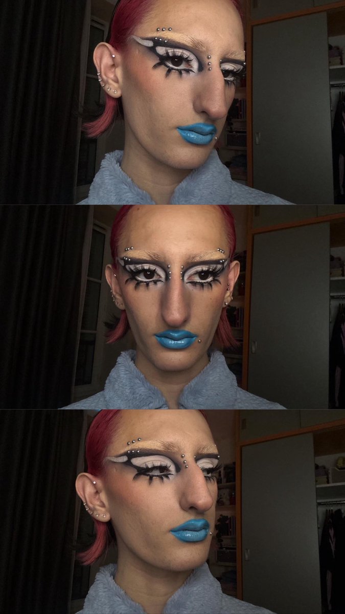 bamboo_camelleo's tweet image. Regard sculpté, couleurs assumées, identité affirmée. Le maquillage comme une œuvre, pas comme une règle. 💙
#makeupartist #avantgardemakeup #creativemakeup #boldbeauty #editoriallook