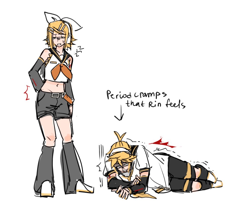 Rinamiru47's tweet image. Rin projects her cramps on len❤️❤️❤️❤️❤️❤️❤️