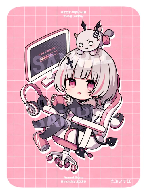 【お知らせ】 ぶいすぽっ!所属 空澄セナさん()の誕生日記念グッズイラストを担当させて頂きました! 改めてお誕生日おめでとうございました