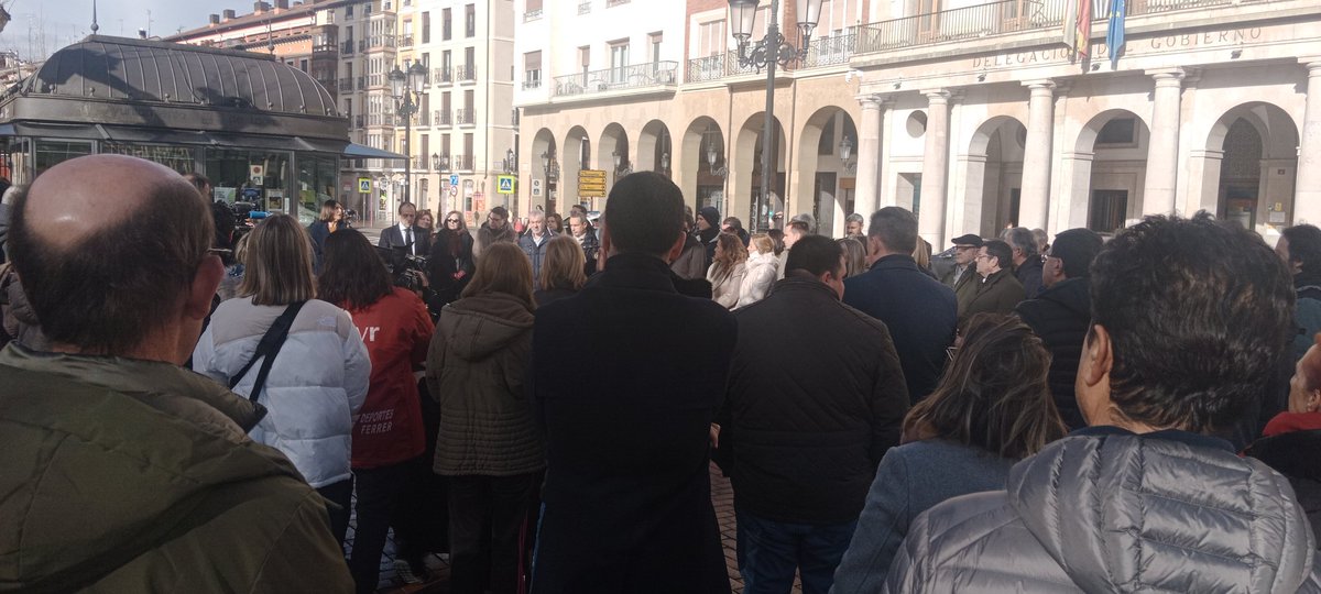 Hoy  hemos compartido el minuto de silencio por las víctimas del accidente ferroviario en ADAMUZ.