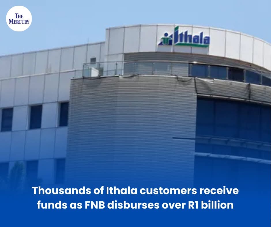 TheMercurySA's tweet image. 🚨 Thousands of Ithala customers have received much-needed funds as FNB disburses over R1 billion, marking a significant step in financial support for the community.

Read more here: themercury.co.za/business/2026-…

#Ithala #FNB #FinancialSupport #CommunityAid #R1Billion #SouthAfrican