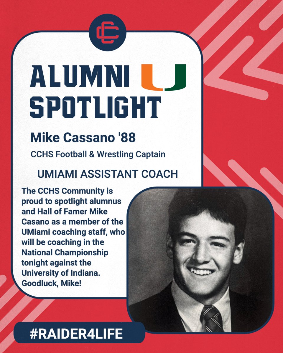 Good luck to Mike and the Hurricanes! #wearecentral