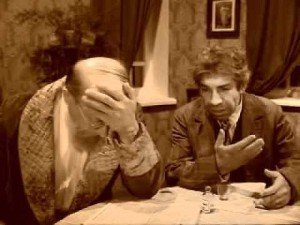 - звонит и говорит, приглашаем тебя, Полиграф Полиграфыч, в Совет  Мира, без тебя говорит, никак.