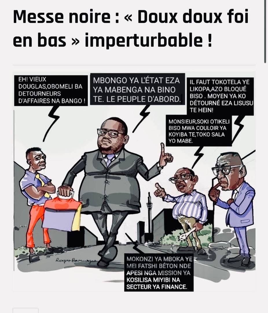 KankuSipamba's tweet image. Messe noire : « Doux doux foi en bas » imperturbable !

Attaquer Doudou Fwamba Likunde Li-Botayi, c’est défendre les pratiques opaques d’hier.

La fin du pillage du Trésor public dérange plus que la vérité.

La réforme fait mal aux réseaux mafieux, pas au peuple congolais.

Plus…