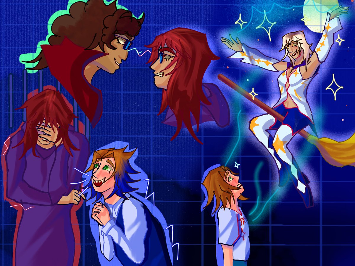 HomosexualMas's tweet photo. Soy muy flojo para hacerle un fondo decente o para elaborar más
Pero aja au underlock x little witch academia
Oc de @bimoonyx y @basti_s3
#underlock #oc https://t.co/hPHUxD2g8n