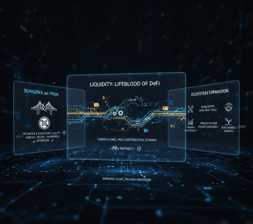 Liquidity is the lifeblood of DeFi. Without dependable mechanisms to manage token flows, yield distribution, and staking, even the most innovative platforms risk instability.
Thread 🧵👇🏽 
#TRONEcoStar