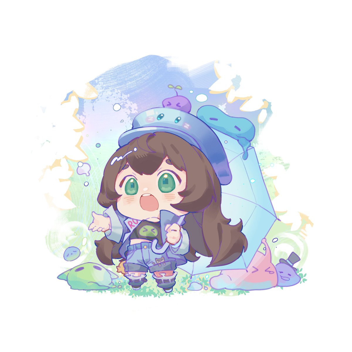 Gonna be streaming Outlast Trials with <a href="/JulesKrark/">Jules</a> tomorrow at 6:15pm JPT, feel free to join me!

You can find me under exy_slimesder on Twitch or just follow the link in my bio!

Art by <a href="/LeleGeprekCh/">Lele Geprek Ch. | Comms Closed | Puparupa Studio</a>
