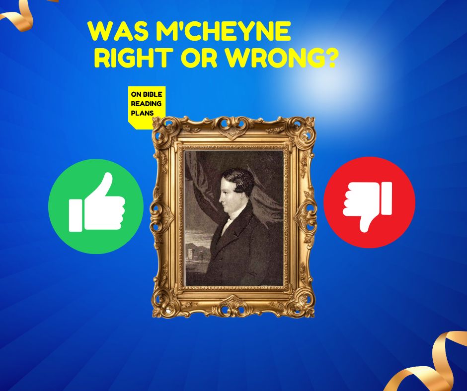 It's a new year and time to start a new Bible reading plan... or is it? Jim Curtis gives a defense about why, not only should you have a reading plan, but why the M'Cheyne reading plan is one of the best. 

gr-uk.org/blog/2oon0epcf…