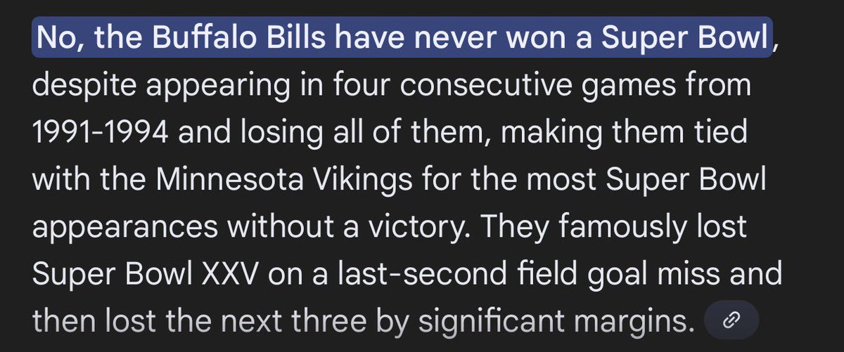 Your chances at this coming true, based on Bills history, is more likely than not.
