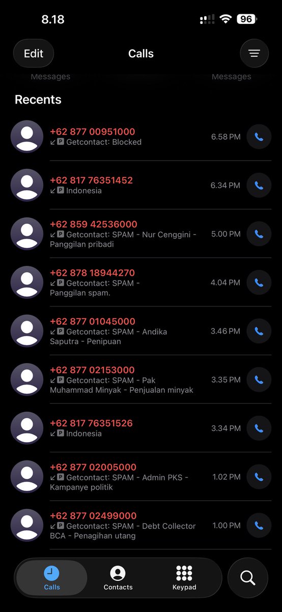 icecoldprince's tweet photo. @myXLCare @myXL ini bisa banyak spam gimana ngilanginnya ya? Sampe hrs pake aplikasi pihak ketiga buat block https://t.co/vrlPjfOb7d