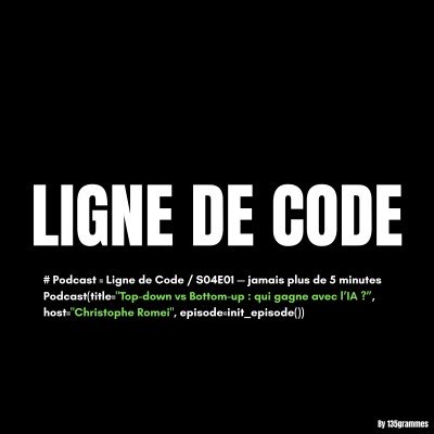 4eme saison > Top-down vs Bottom-up : qui gagne avec l’#IA ? podcast.ausha.co/ligne-de-code/…