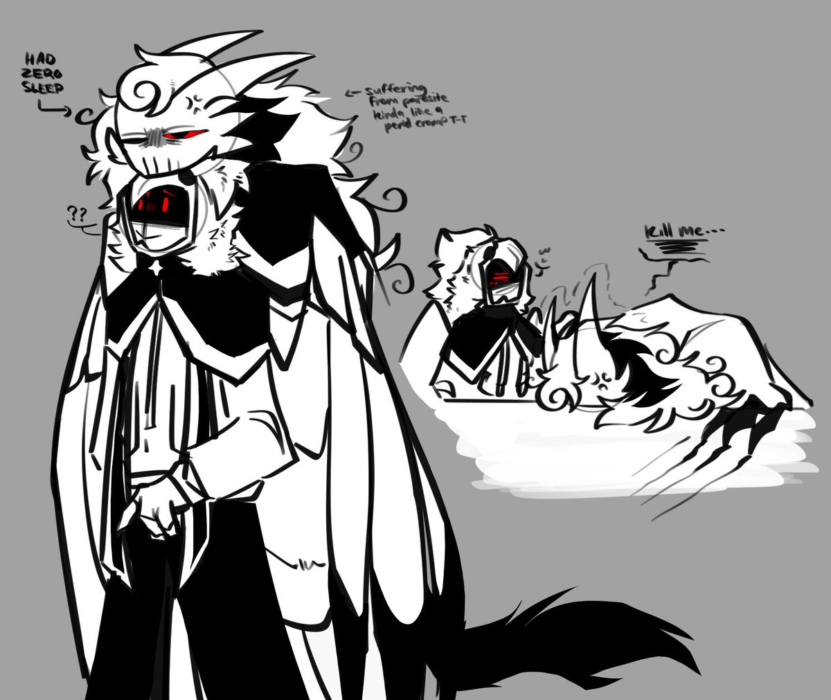 taka_doodles's tweet image. More doodles I forgot to add yesterday 💀
#Regretevator #Regretevatorfanart #null #dreamer #pest #poob