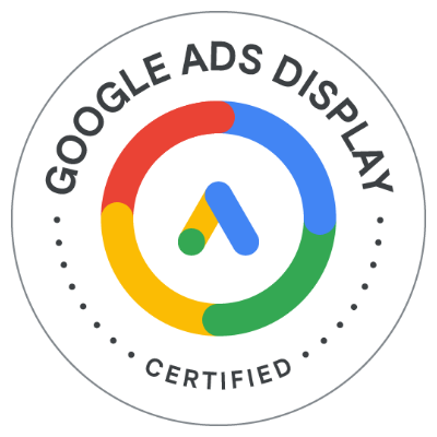 I’m happy to share that I’ve obtained a new certification: Google Ads Display Certification from <a href="/Google/">Google</a> Digital Academy (Skillshop)!
