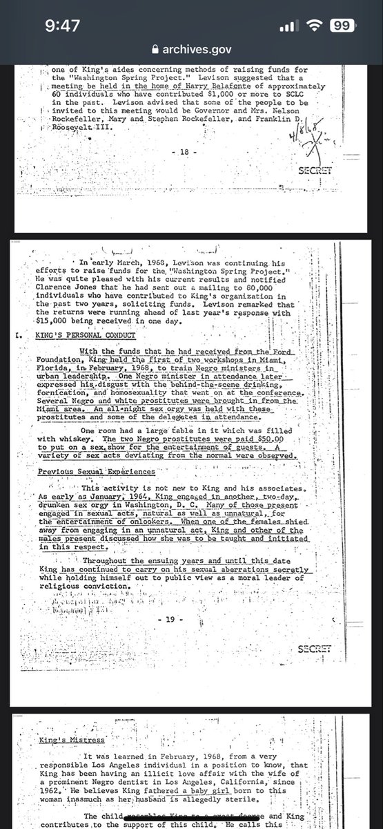 smashbaals's tweet image. MLK Jr:

- Attended gay orgies
- Was a serial adulterer
- Laughed at a woman getting raped
- Committed adultery the night before he died
- Was a communist

He was no Christian and he’s certainly no man we should have a holiday for