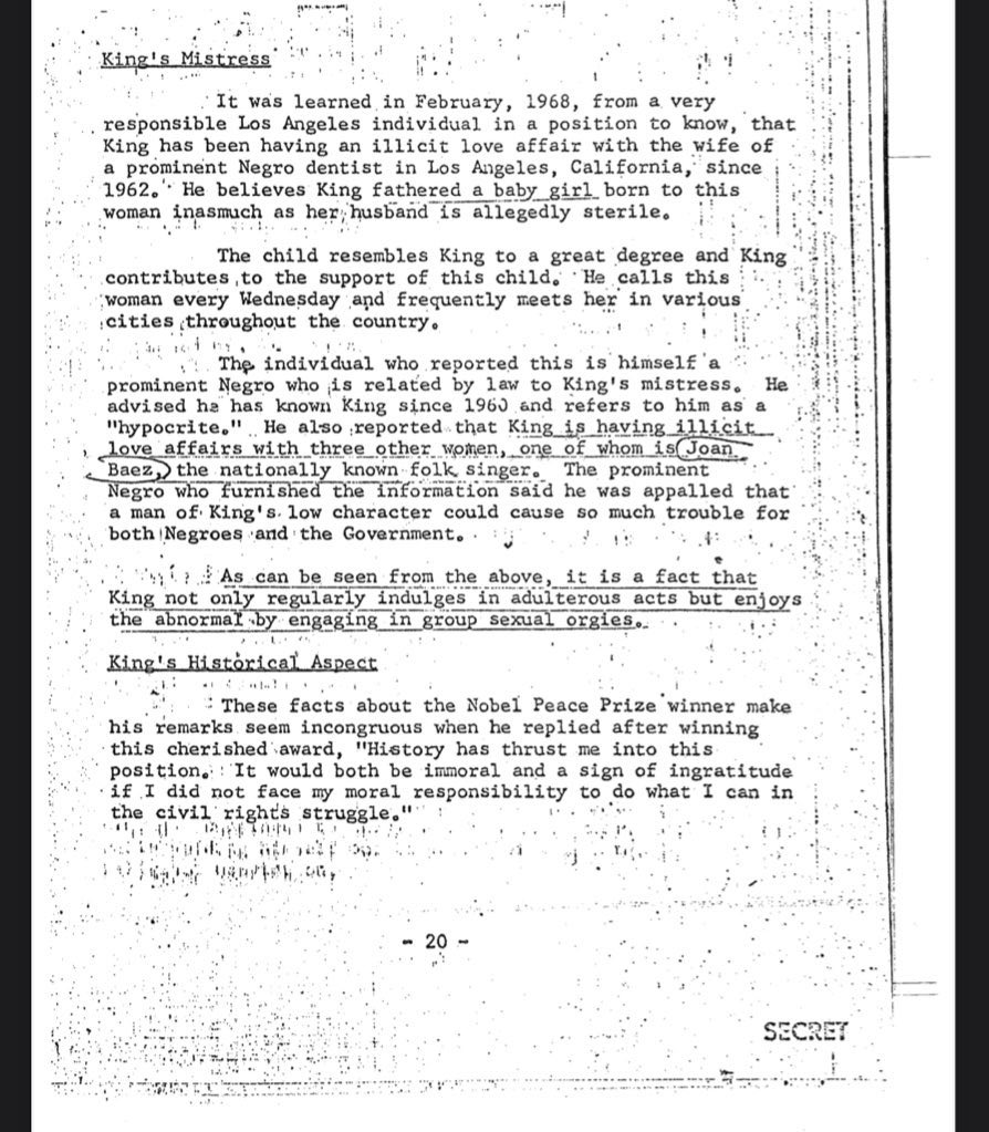 smashbaals's tweet image. MLK Jr:

- Attended gay orgies
- Was a serial adulterer
- Laughed at a woman getting raped
- Committed adultery the night before he died
- Was a communist

He was no Christian and he’s certainly no man we should have a holiday for