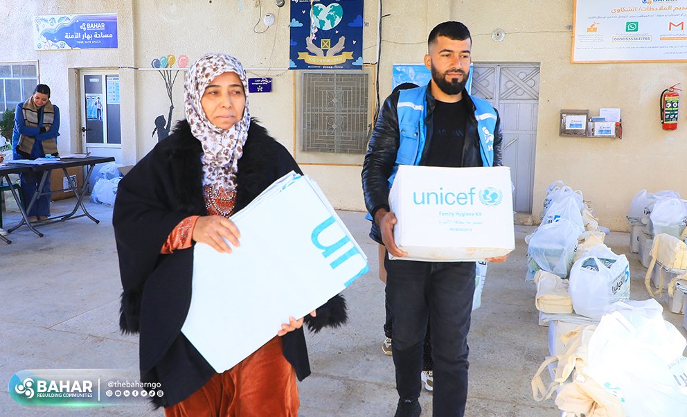 thebaharngo's tweet photo. With continued support from @UNICEFinArabic , Bahar’s #Jandaris_Center is actively responding to the urgent needs of families recently displaced from #Aleppo city.
As part of our #Emergency_Response, 478 hygiene and dignity kits were distributed to families #Displaced_from_Aleppo, particularly those from the #Ashrafiya and #Sheikh_Maqsoud districts, aiming to meet their basic needs and preserve their dignity amid challenging humanitarian conditions.
These efforts reflect Bahar Organization’s ongoing commitment to delivering timely #Humanitarian_Assistance and addressing the growing needs of crisis-affected families.
@OCHA_Syria