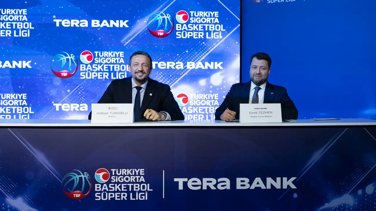 Tera Bank, Türkiye Sigorta Basketbol Süper Ligi’nin ana sponsoru oldu.

#tera #BIST1OO
