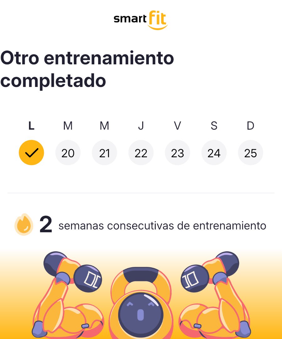 Se logró! Con todo y flojera