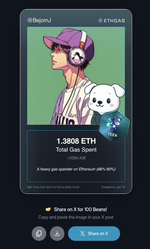 ลงทะเบียน Gas report : 👇
ethgas.com/community/onbo…

เอา 1.38 E ผมกลับมาาาาาา 🥲