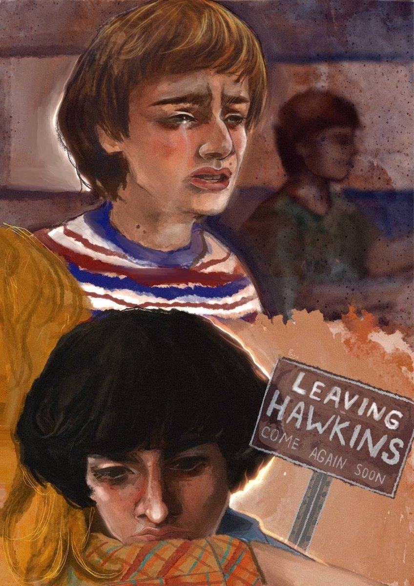 #StrangerThings #willbyers #mikewheeler #Noahschnapp #FinnWolfhard #drawing #art #Procreate #byler #bylerfanart #bylerendgame #Bylers