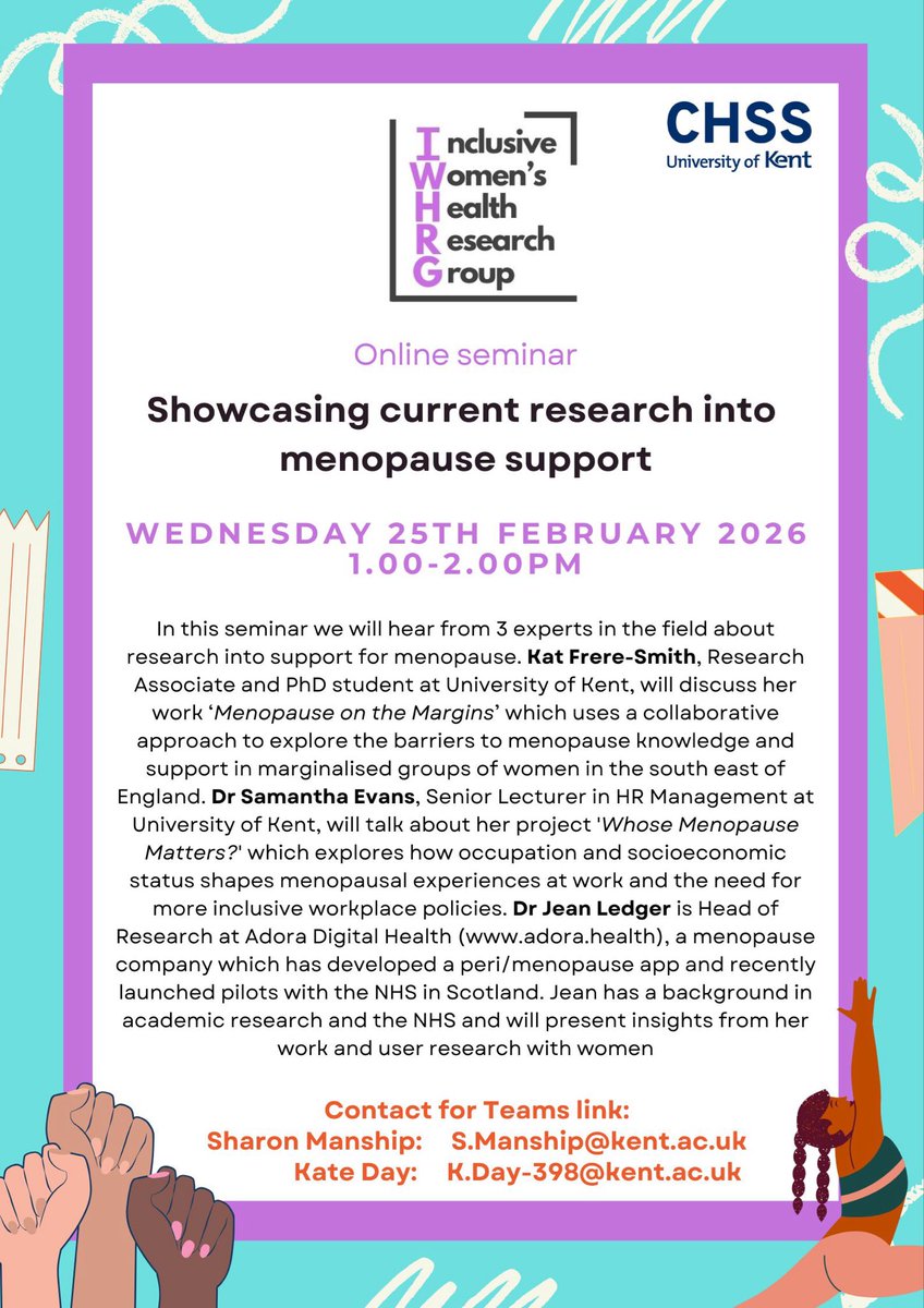 Inclusive Women's Health Research Group (IWHRG) tweet media