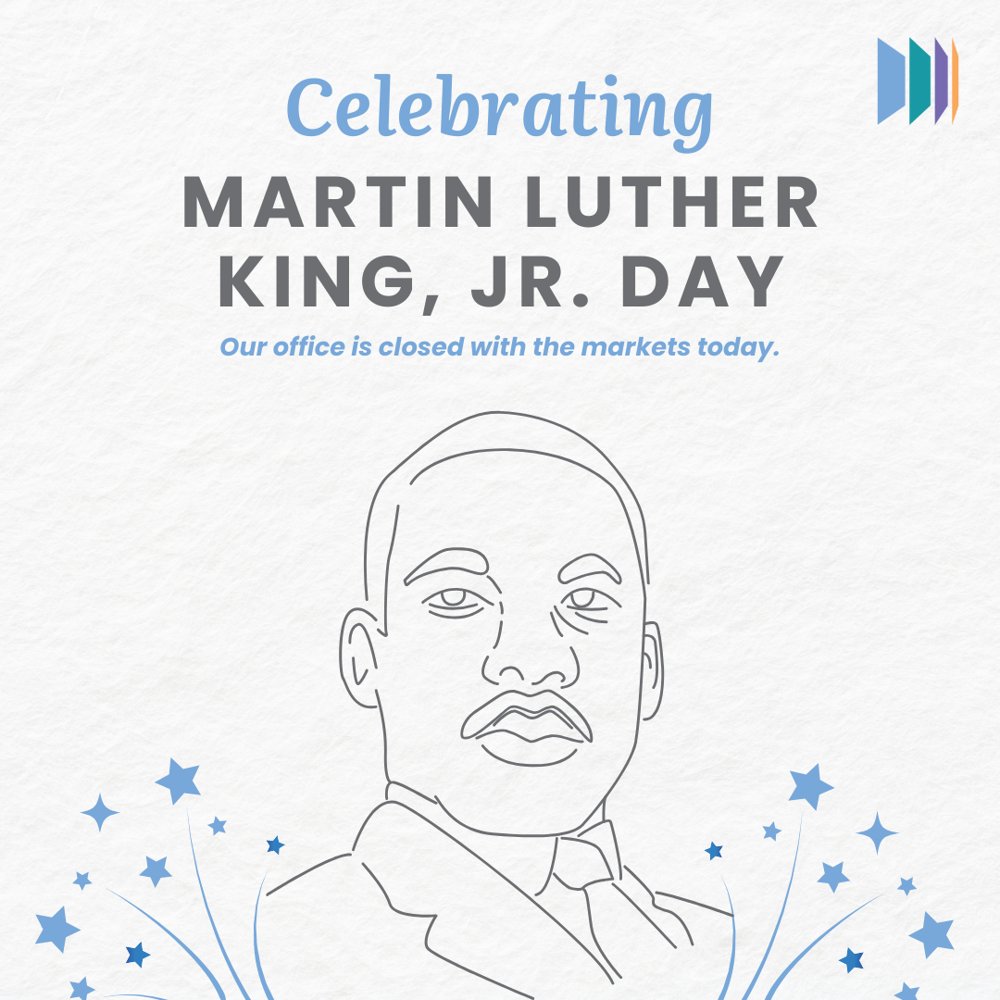 SidesWealth's tweet photo. ✨ 𝗛𝗮𝗽𝗽𝘆 𝗠𝗟𝗞 𝗗𝗮𝘆! ✨ Today we reflect on the legacy, vision, and enduring impact of Martin Luther King Jr. 💙 Our office is closed today along with the markets.

#MLKDay #FinancialPlanning #RetirementPlanning #FinancialAdvisor #YorkPA #MidAtlantic https://t.co/6XLK2KgECk