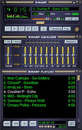 Şunun ne olduğunu bilmeyen insanlarla karşılaşınca yaşlandığını anlıyorsun

#winamp