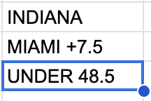 sprtsbettingpix's tweet photo. Jan. 19 2026 #CFBPredictions attached
#CFBFreePick: MIA/IND U47.5 (-110)
CFB ML 2025 Record: 402-397-5
CFB ML 2025 Picks: 77-69-2 https://t.co/TVWB5W87Ka