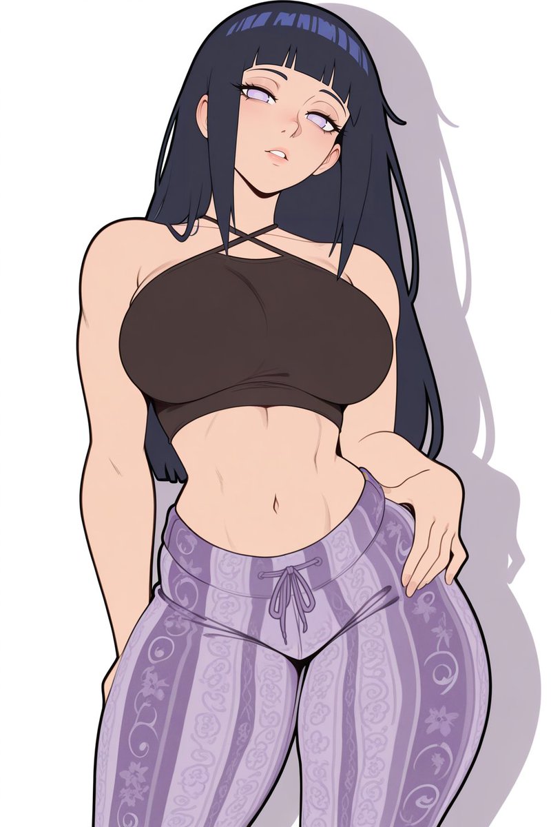 Waifu_diff's tweet image. Hyuuga Hinata sfw