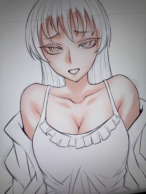 塗りをパワーアップしたくて練習してみたけど、なかなか難しい。 ※単行本用の絵の塗りだけは別の人がやってます。