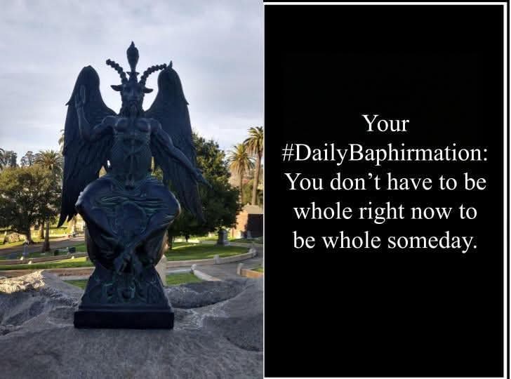 SatanicSF's tweet image. #DailyBaphirmation