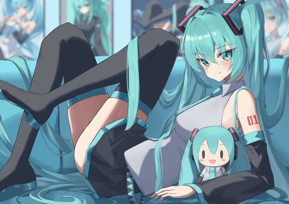 nokuto09's tweet image. #初音ミク #イラスト