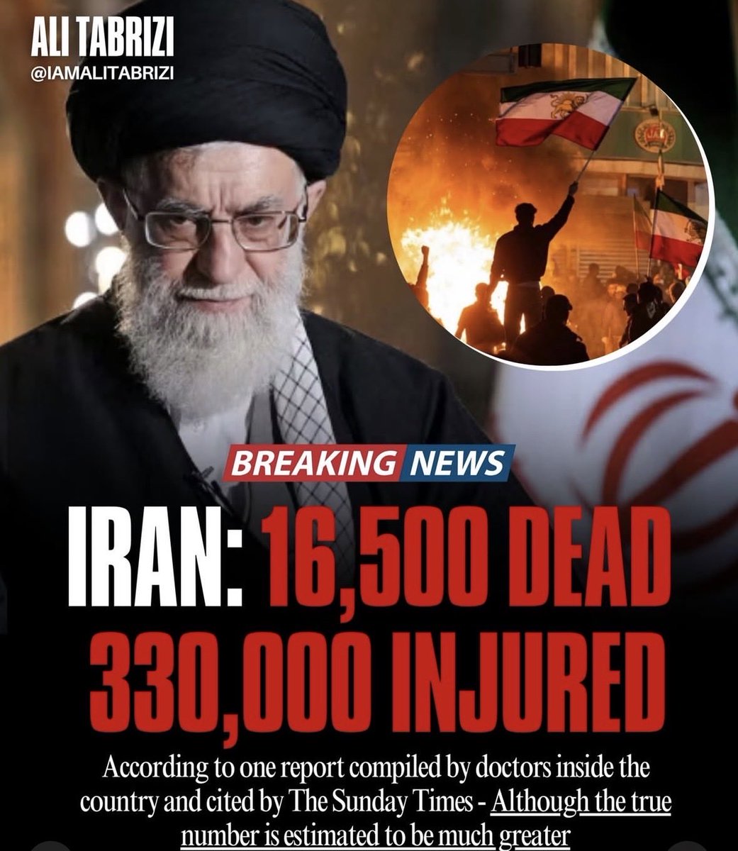 Breaking news! These are not numbers! These are people! Lives! Dreams! #iran #IranRevolution2026
