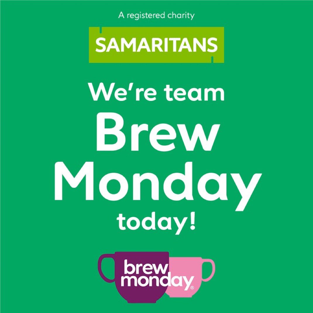 Blue Monday? We do Brew Monday!☕️

Today’s the day. The day you put the kettle on. The day small talk turns into big talk. The day you break open the biscuits and the taboos.

#BrewMonday