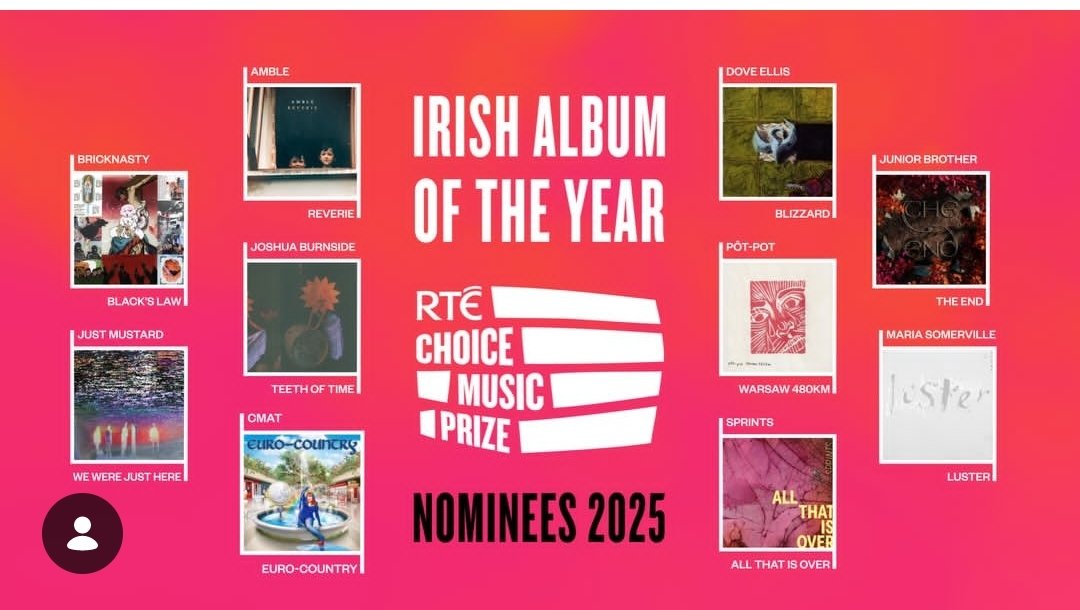 Steve_Cummins's tweet photo. Decent list..... Surprised though there's no room for:
For Those I Love
MayKay
Ollie Cole
Talos/Olafur Arnolds
New Dad
Kean Kavanagh
Poor Creature
God Knows

#ChoiceMusicPrize https://t.co/km0HDAK1kk