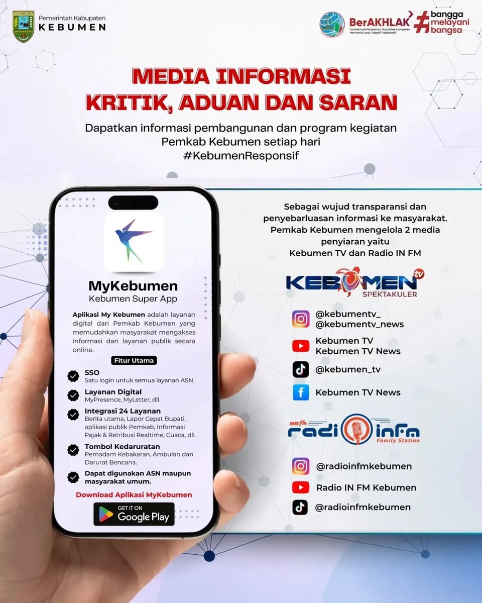 pemkab_kebumen's tweet photo. Wakil Bupati Kebumen Zaeni Miftah menghadiri peringatan Isra Mi’raj Nabi Muhammad SAW di Masjid Jami’ Imam Faqih, Desa Depokrejo, Senin (19/1/2026). #pemkabkebumen #kebumenberiman #kebumenberdaya #isramiraj https://t.co/Ryd9q5YJEK