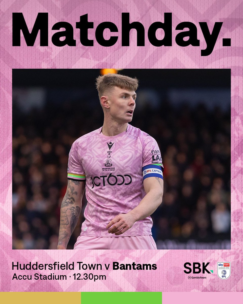 Bantams. Terriers. West Yorkshire derby. 👊

#BCAFC | <a href="/sbk/">SBK</a>